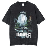 Harajuku Punk 250G Cotton T-shirt Vintage