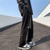 Men Sweatpants Casual Pants Men's Summer High Street Loose Straight Pants