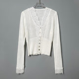 Women Long Sleeve Shirt Women's V-neck Sweater Top