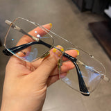 CHH Chrome Hearts Glasses Pure Titanium Square Myopia Glasses Frame