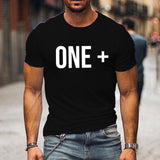 ONE+TWO=Three Graphic T Shirts Pregnancy Announcement