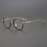 CHH Chrome Hearts Glasses Handmade Titanium Round Frame