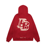 Men Hoodie Printed Hoodie Men's Spring and Autumn Loose Hooded Top