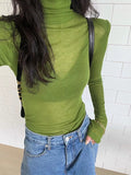 Women Long Sleeve Slim Bottoming Shirt