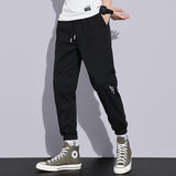 Men Sweatpants Loose Tappered Workwear Pants Summer