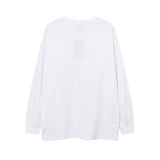 Men Long Sleeve Shirt Fashion Brand Dark Graffiti Necklace Long Sleeve T-shirt Men and Women Loose