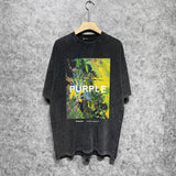 Purple Brand T Shirt Short Sleeve T-shirt Blouse