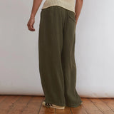 Men Pant Autumn Cotton Linen Men's Trousers Casual