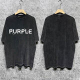 Purple Brand T Shirt Short Sleeve T-shirt Blouse