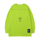 Men's Long Sleeve Shirt Long Sleeve T-shirt Men's Autumn Letter Print Loose round Neck
