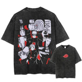 Japanese Anime T-shirt Double Sided Cotton Harajuku