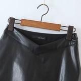 Women Skirt PU Leather Women's Fall Winter Skirt Anti-Skirt