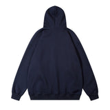 Men Hoodie Graffiti Letter Printed Hoodie