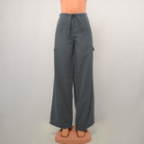 Women Pants Spring and Summer Loose All-Matching Work Clothes Casual Straight Pants