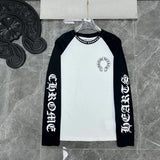Chh Chrome Heart Long Sleeve Shirt Unisex Fashion Loose Long Sleeve Shirt