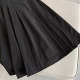Women Skirt Autumn and Winter Woolen Skirt A- Line Dress Belt