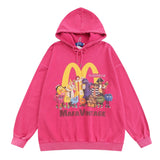 Men Hoodie Fun Cartoon Printed Hoodie