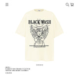 American vintage street T-shirt pure cotton retro men's and women's summer loose