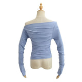 Women T-Shirt Long-Sleeved T-shirt Top for Girls
