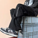 Men Sweatpants Men's Loose Wide Leg Straight Casual Pants