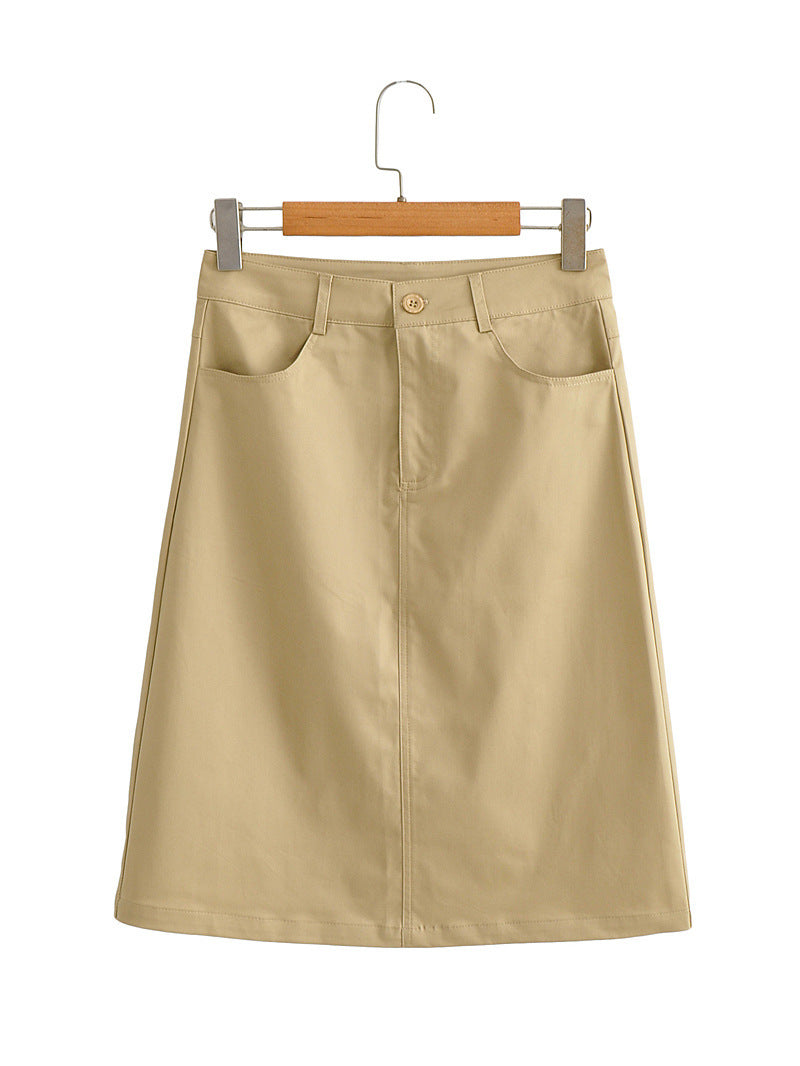Women's Skirt Mid-Length Skirt Summer