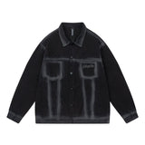 Men Denim Jacket Men's Loose-Fitting Denim Clothes Jacket Spring and Autumn