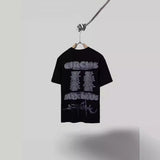 Men T-shirts Travis Scott Cactus Jack x Utopia Tour Utopia Joint Tiger Head Short Sleeve T-Shirt