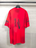 Men T-shirts Summer Paris LOGO Skiing Short Sleeve T-Shirt Loose Casual