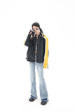 Unisex Jacket Fall Color-Blocking Zip Jacket Women's