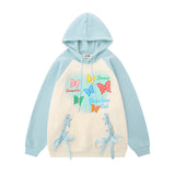 Women Hoodie Hooded Sweater Loose Women's Autumn Color Matching