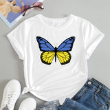 Ukraine Girl Clothes Jersey Ukrainian Flag Tshirt Women