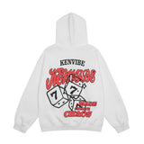 Men Hoodie Print Hooded Pullover Boys Autumn Loose
