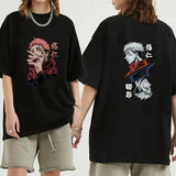 Funny Satoru Gojo Jujutsu Kaisen Tshirt Summer Men Oversized
