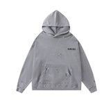 Amiri Hoodie AMI Letter Loose Hooded Sweater for Men and Women