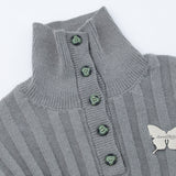 Women Sweater Short Sweater for Girls Spring and Autumn Casual Long Sleeve Sweater