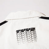 Men's Long Sleeve T Shirt Color Matching Long Sleeve Shirt Men's Letter Printing Personality Shirt Outer Wear