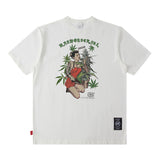 Men T Shirt Retro Street Trendy Loose Leisure All-Matching Couple Short Sleeve T-shirt