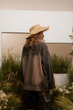 Unisex Jacket Fall Vintage Denim Jacket Women's Clothing