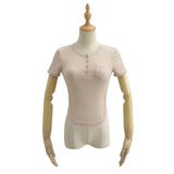 Women T-Shirt Short Sleeve Women's Tops Yoga Fitness T-shirt