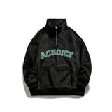 Unisex Hoodie Spring Retro College Style Letters Men