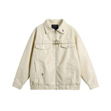 Unisex Jacket Autumn Fashion Casual Leather Clothing Jacket Women's Clothing