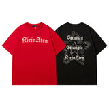 Men T Shirt Couple Half Sleeve T-shirt Hip Hop Casual Short Sleeve T-shirt for Men and Women