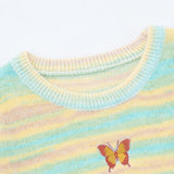 Women Sweater Loose Casual Girls Short round Neck Autumn