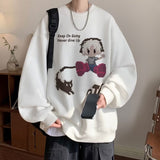 Men Hoodie Sweater Men's Autumn Fashion Brand Long Sleeve T-shirt Retro Loose