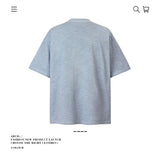 American vintage street T-shirt pure cotton men's and women's summer loose