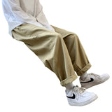Men Sweatpants Men's Spring and Autumn Straight Casual Pants Wide Leg Track Pants
