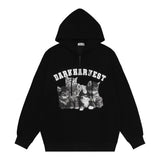 Men Hoodie Coat Men's Cardigan Zipper Hooded Top Loose Hooded