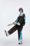 Unisex Jacket Fall Multi-Color Mosaic Stand Collar Coat Women's Clothing