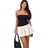 Women Dresses Spring Pleated Slim Fit Dress
