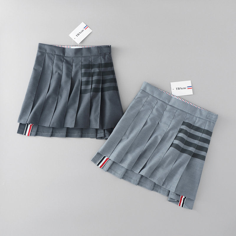 Women Skirt High Waist Pleated Skirt Skirt